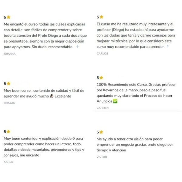 Evaluaciones y reseñas de 5 estrellas en Hotmart